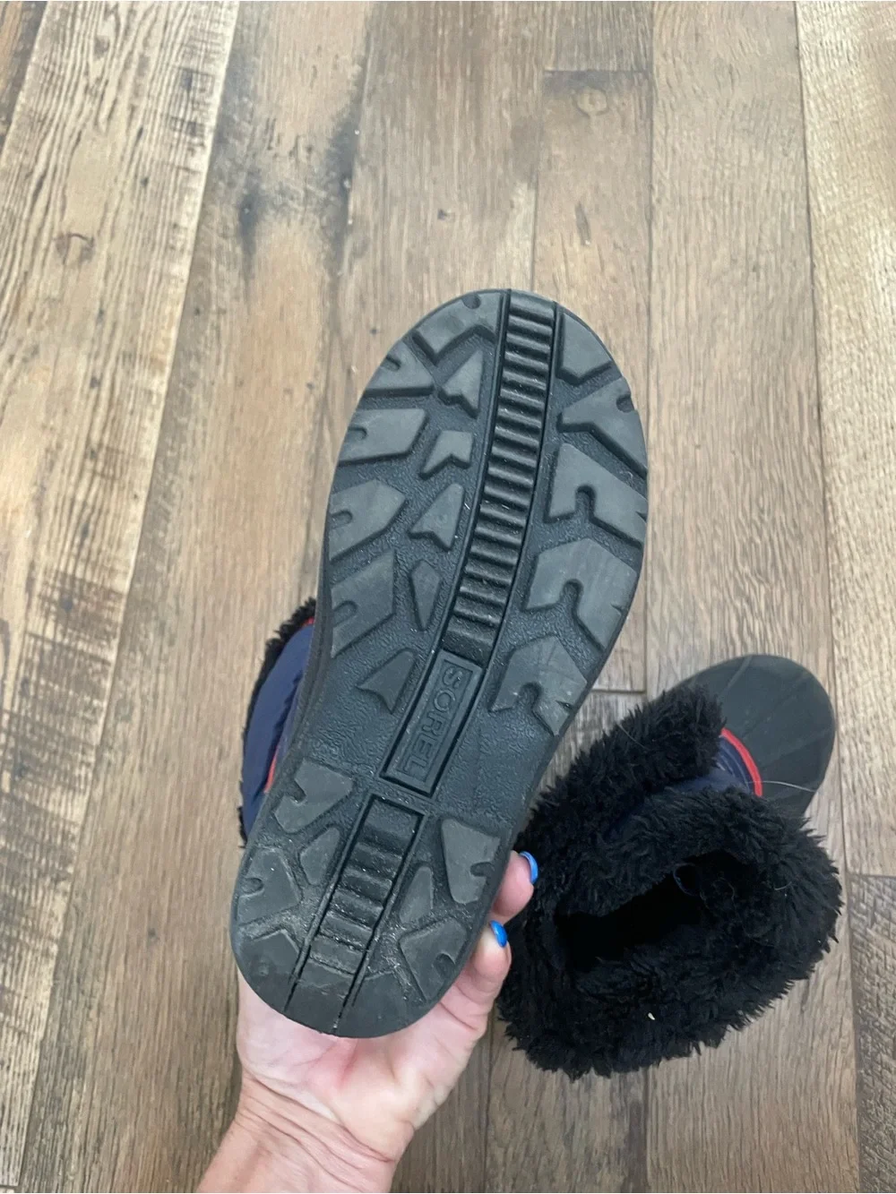 Sorel waterproof winter snow boots boy 13
